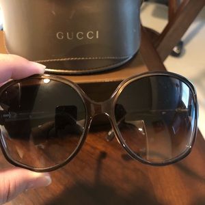 Gently used Gucci glasses. Comes with box and case